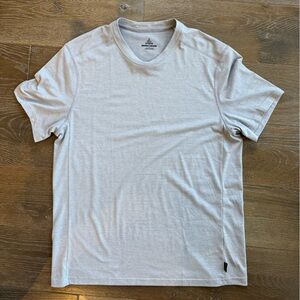 Prana Prospect Heights Crew T-Shirt, Men’s Medium, Gray, Great Condition